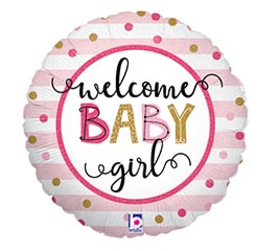 Picture of Baby Welcome Girl Pink Dots