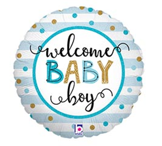 Picture of Baby Welcome Boy Blue Dots