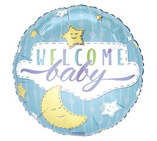 Picture of Baby Welcome Boy Moon & Stars