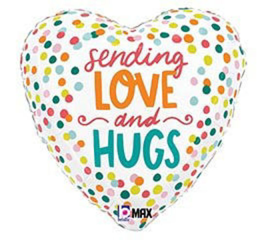 Sending love and hugs dots