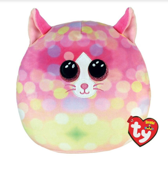 Picture of TY Sonny Multicolored Cat Squishy Beanie