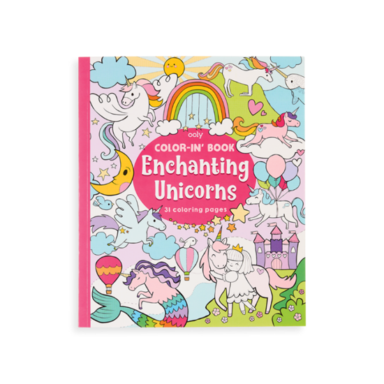 Picture of Color In Book Enchanting Unicorns and Colors