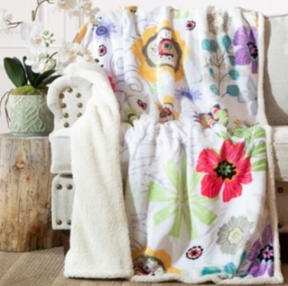 Picture of Wildflowers Plush Throw