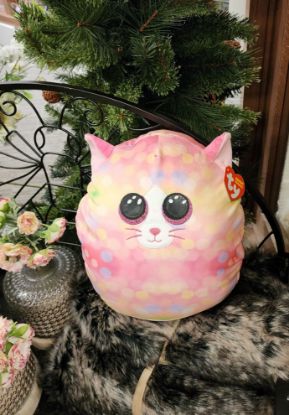 Picture of TY Sonny Multicolored Cat Squishy Beanie
