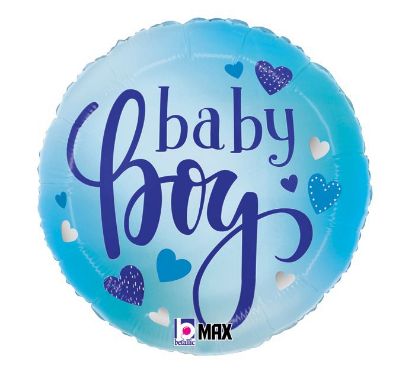 Baby Boy Blue Hearts