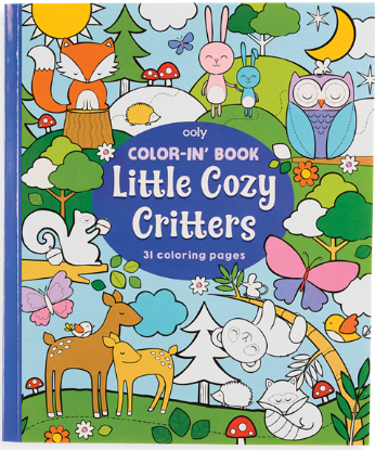 Color In Book Cozy Critters