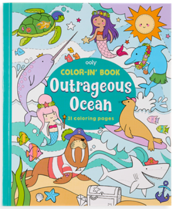 Color In Book Outrageous Ocean