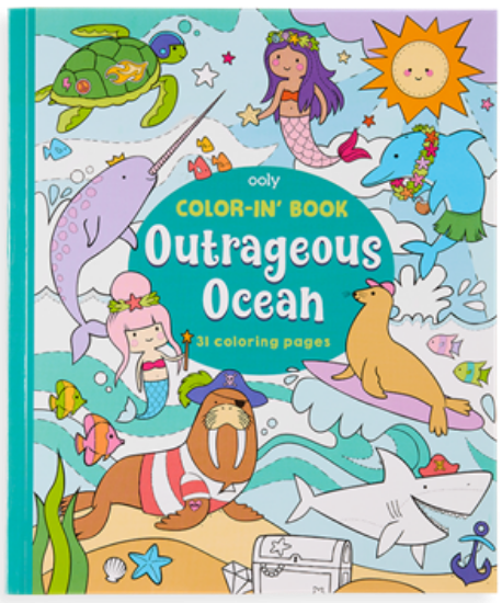 Color In Book Outrageous Ocean