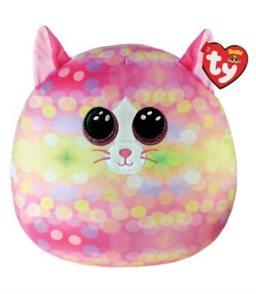 Picture of TY Sonny Multicolored Cat Squishy Beanie