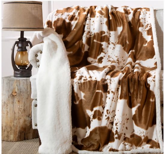 Picture of Hair on Hide Plush Throw