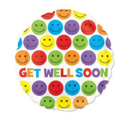 Picture of Get Well Smiley Faces Balloon