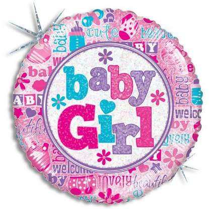 Baby Girl Holographic
