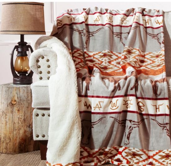 Picture of Longhorn Plush Throw