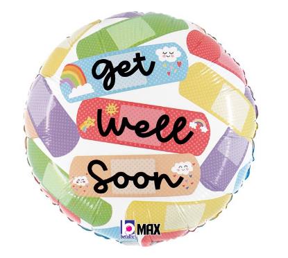 Get Well Soon Cheerful Bandages